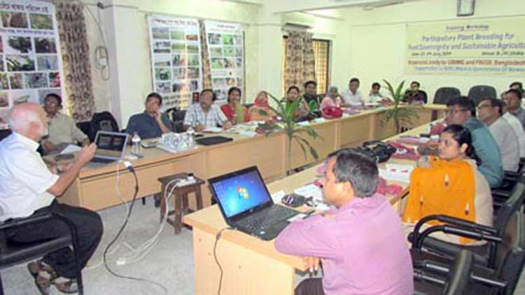 Organized Training Workshop on Participatory Plant Breeding