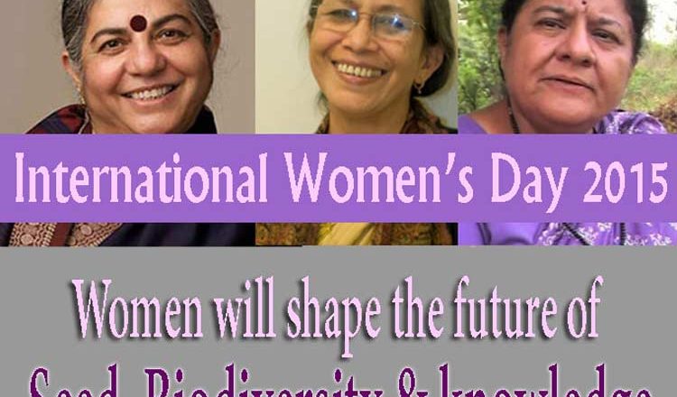 No GMO’s & Corporate Control on Food and Nutrition: Women on International Women’d Day 2015